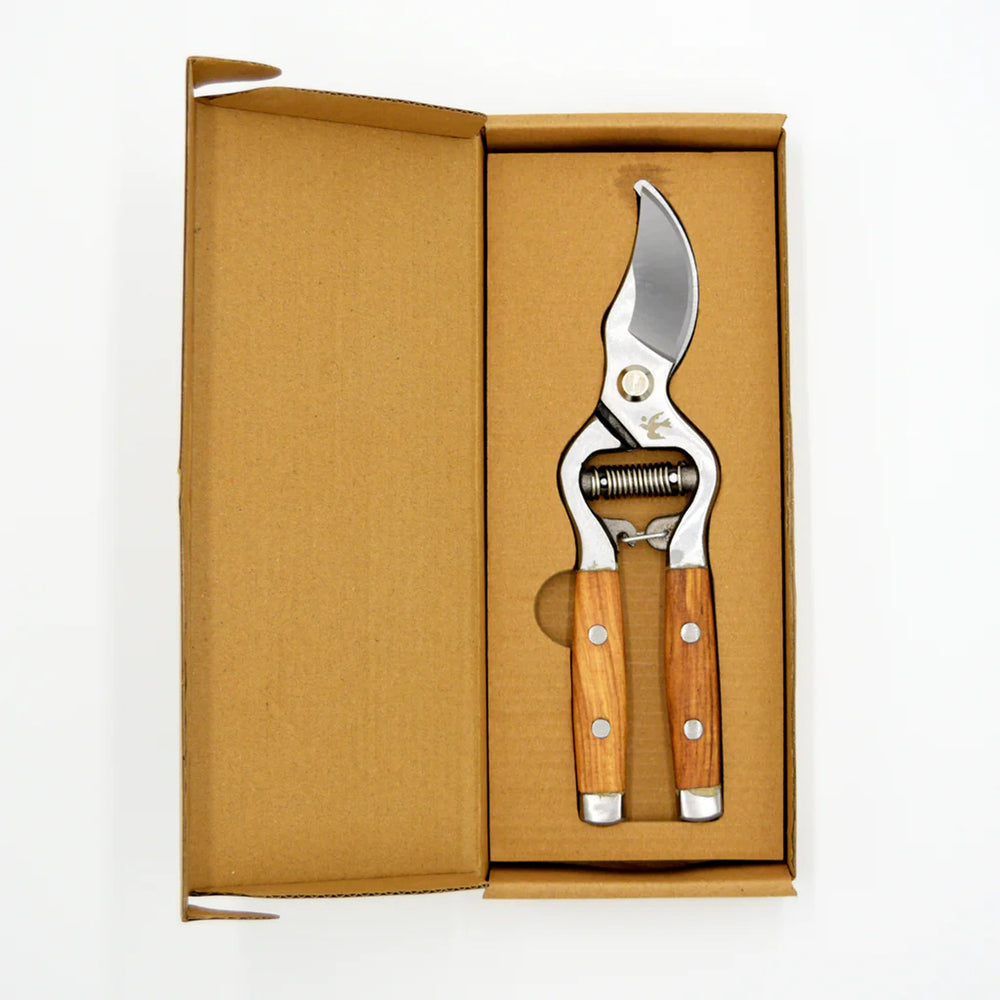Secateurs Wood Handle w/ Gift Box