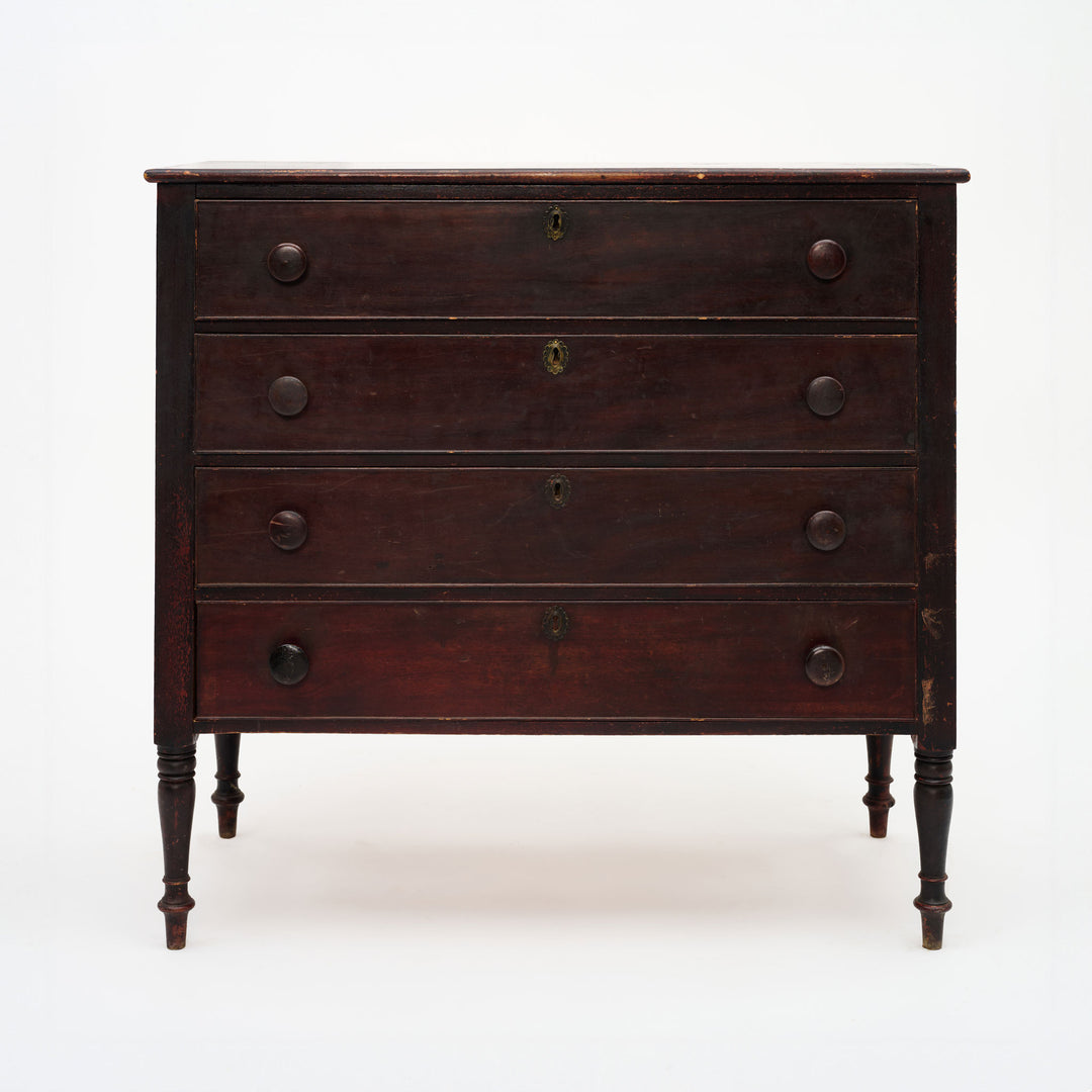 Vintage Country Sheraton Chest ca. 1820