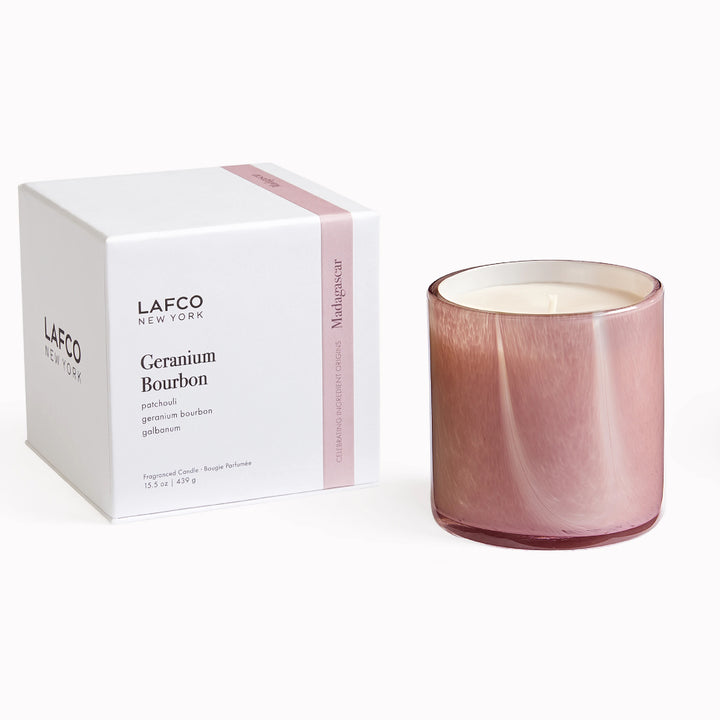 Geranium Bourbon 15.5oz Candle