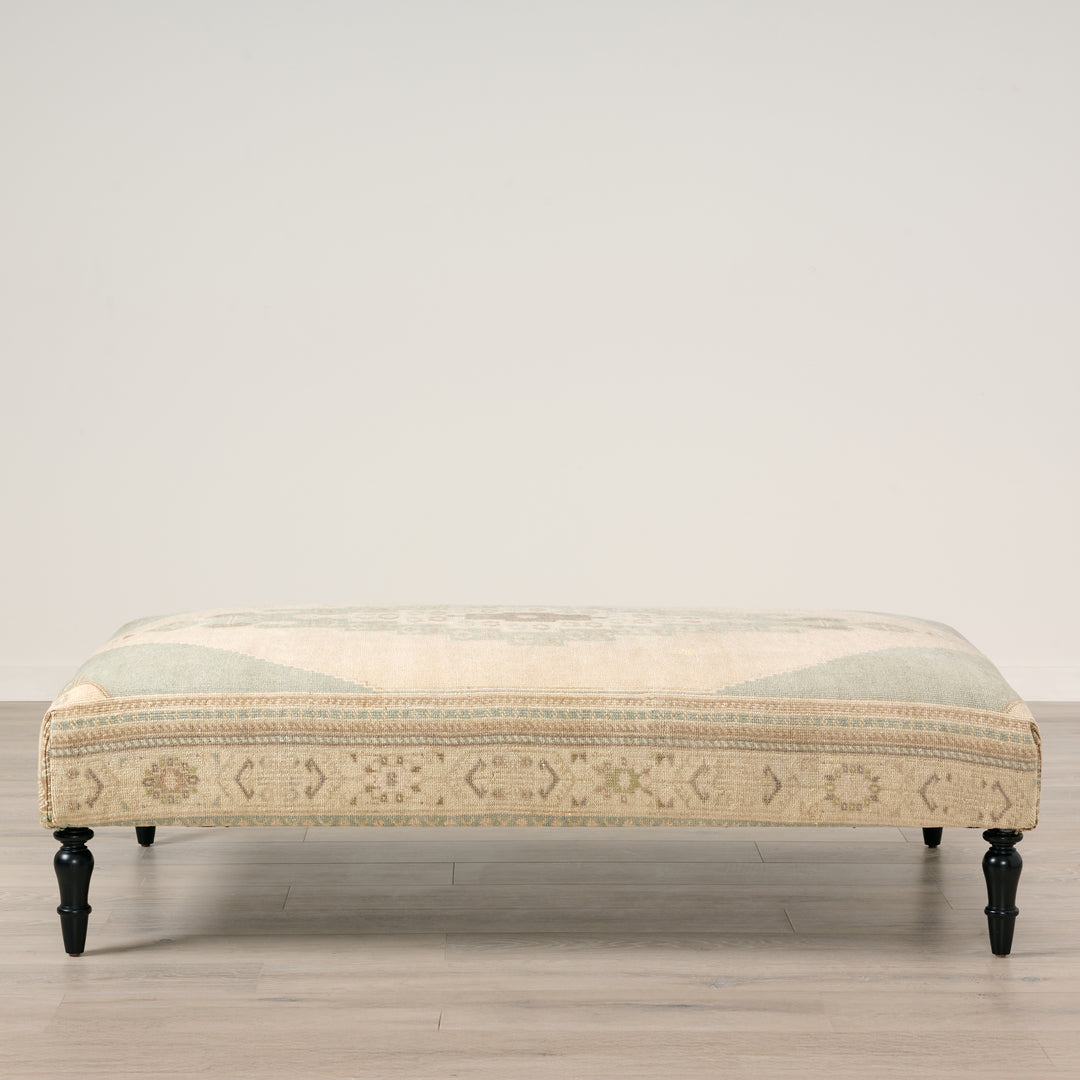 Vintage Rug Ottoman 40x65 (0815-B)