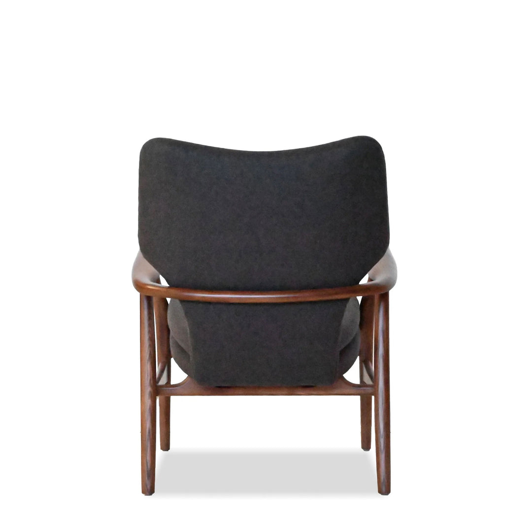 Ileen Chair In Grey Wool