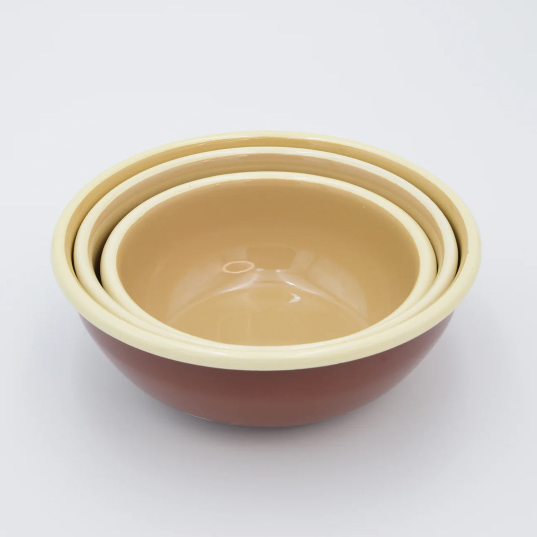 Enamel Bowls Set of 3 Buoy