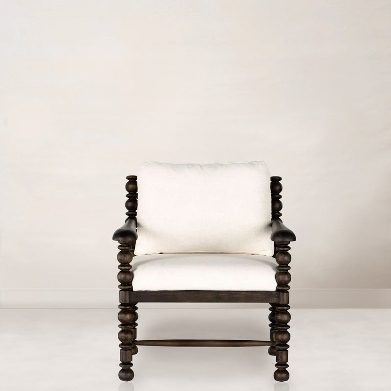 Douglas Chair Upholstered in Performance Fabric Halcyon Ivory