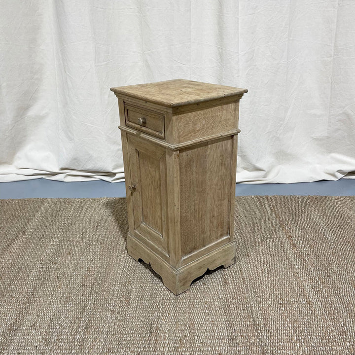 Antique Bleached Oak Side Table