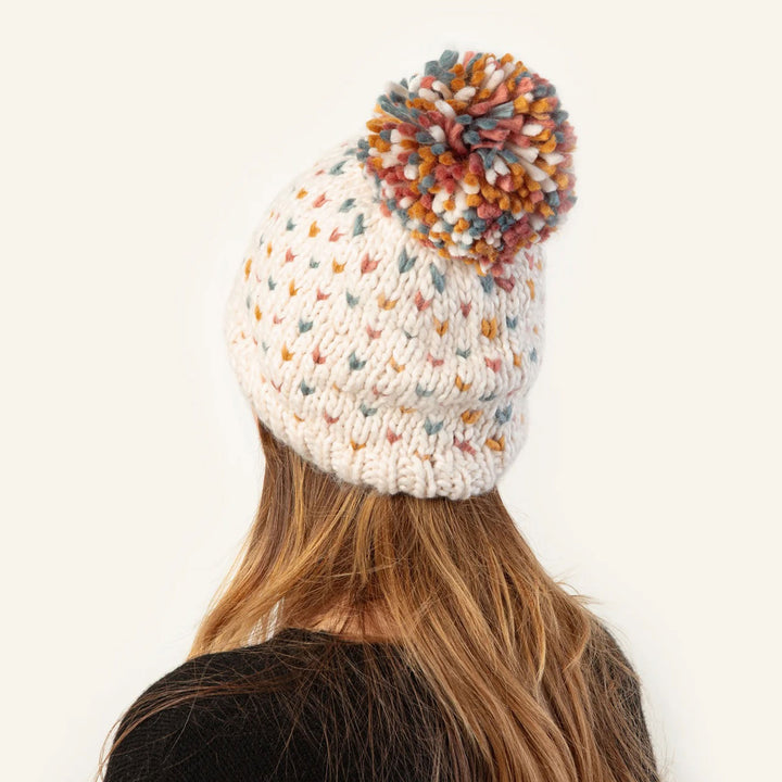 Original Multi Mini Heart Pompom Hat