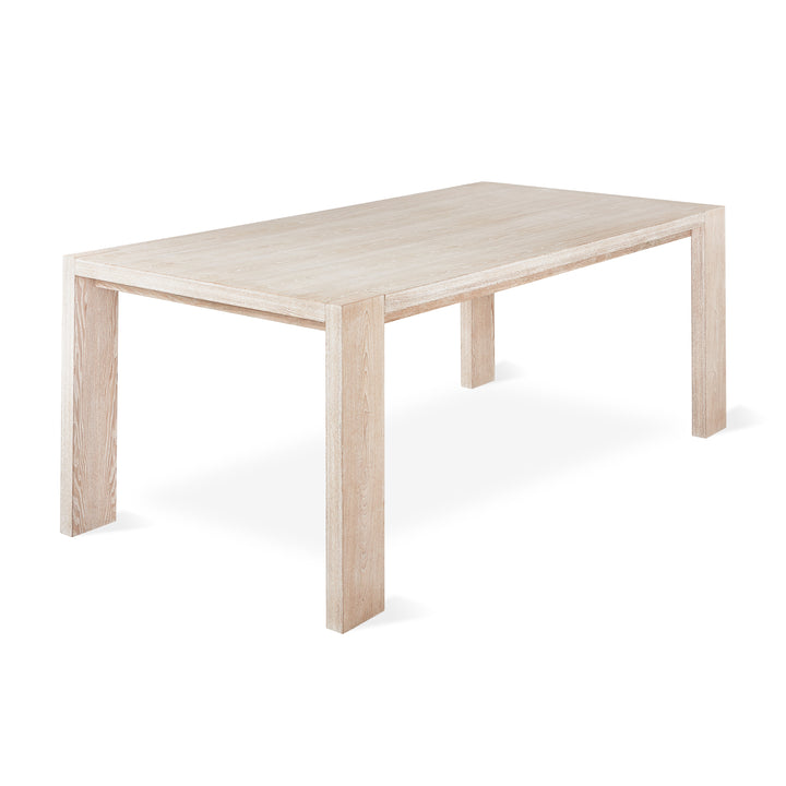 Plank Dining Table in White Wash Ash