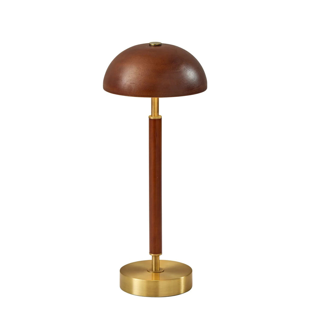 Ronny LED Cordless Table Lamp Walnut