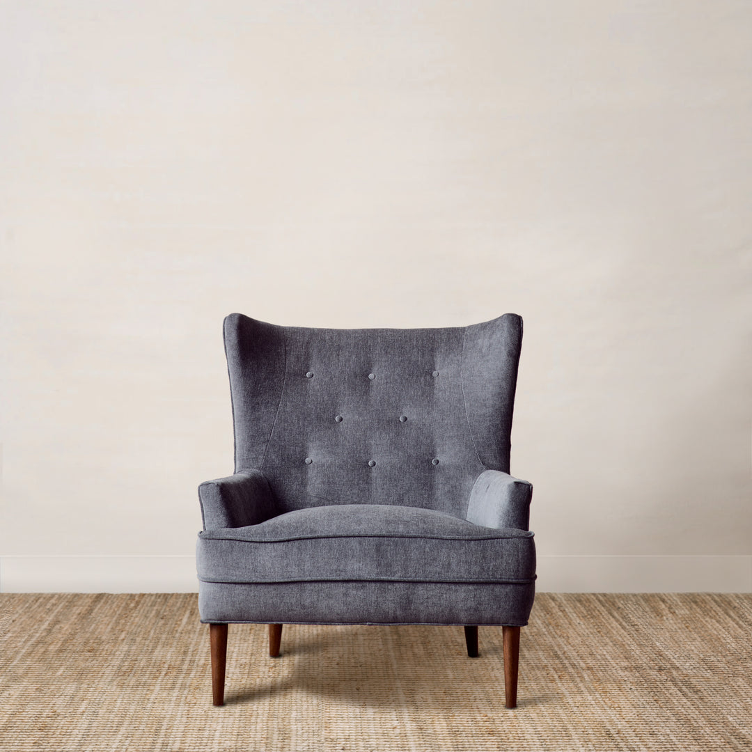 Don Draper Chair in Soft Charcoal Grey