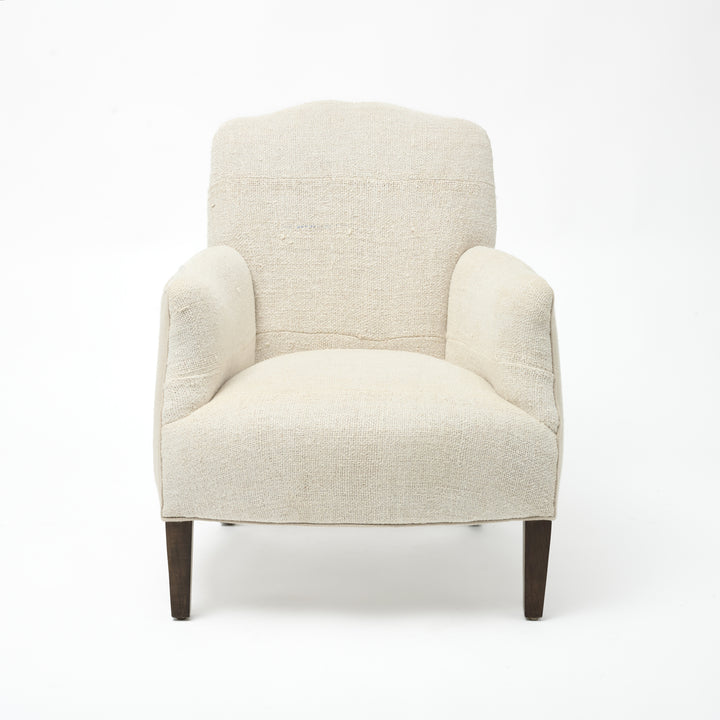 Remi Chair in One of a Kind Hemp Rug By Cisco Home