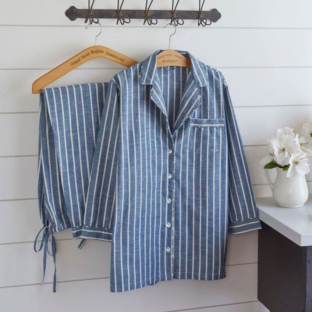 Hayslip Indigo Pajama Set - Medium