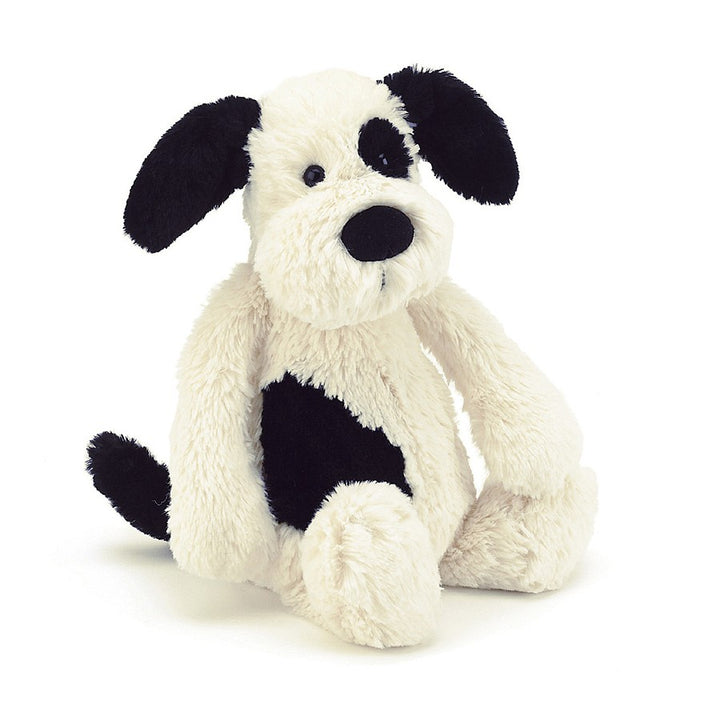 Bashful Black & Cream Puppy - Medium