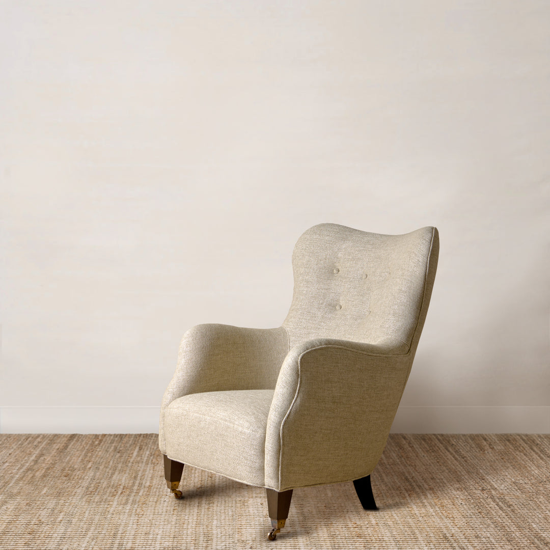 Romi Mini Chair in Bellamy Oatmeal by Cisco Home