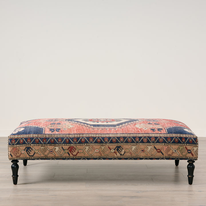 Vintage Rug Ottoman 36x64 (0813-C)