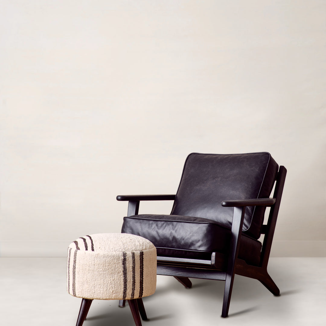 Brooks Lounge Chair in Rialto Ebony