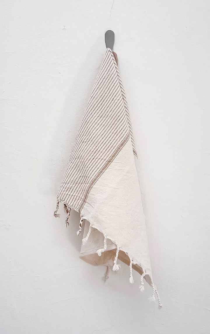 Tribeca Hand Towel Ivory/Caramel