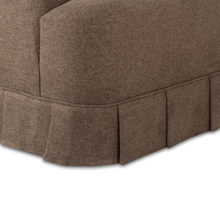 Margot Swivel Chair in Brown