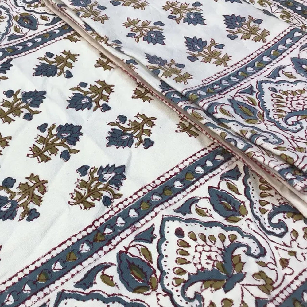 Silvia Blue Block Napkin