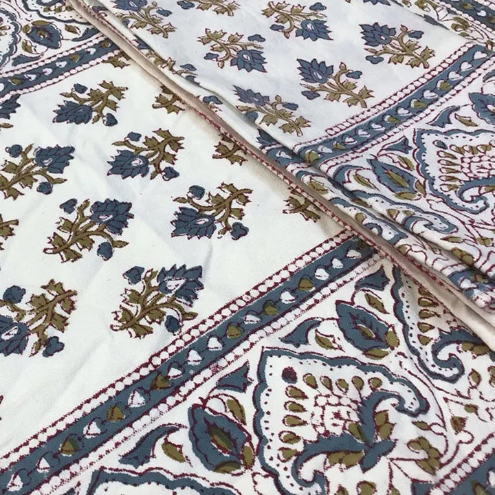 Silvia Blue Block Napkin