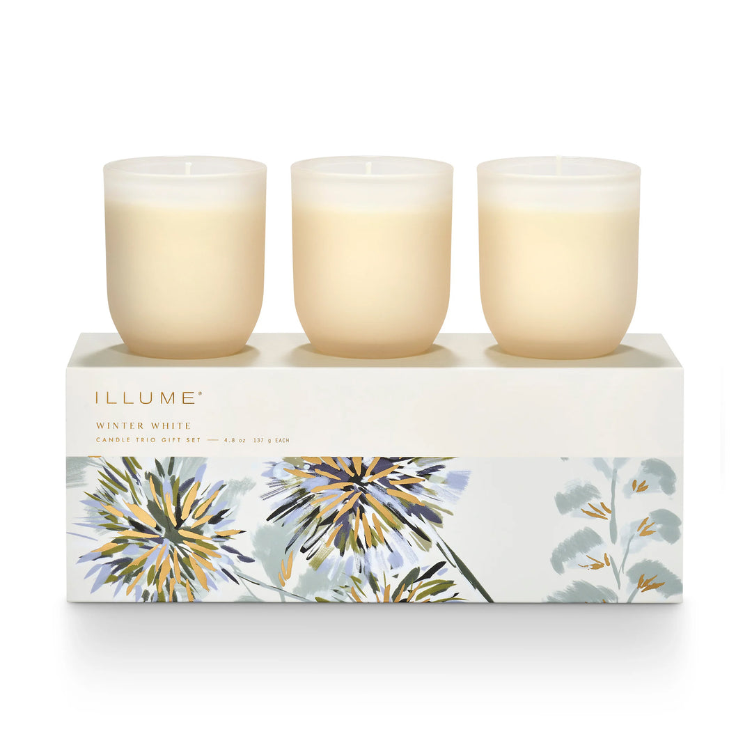 Winter White Candle Trio Gift Set