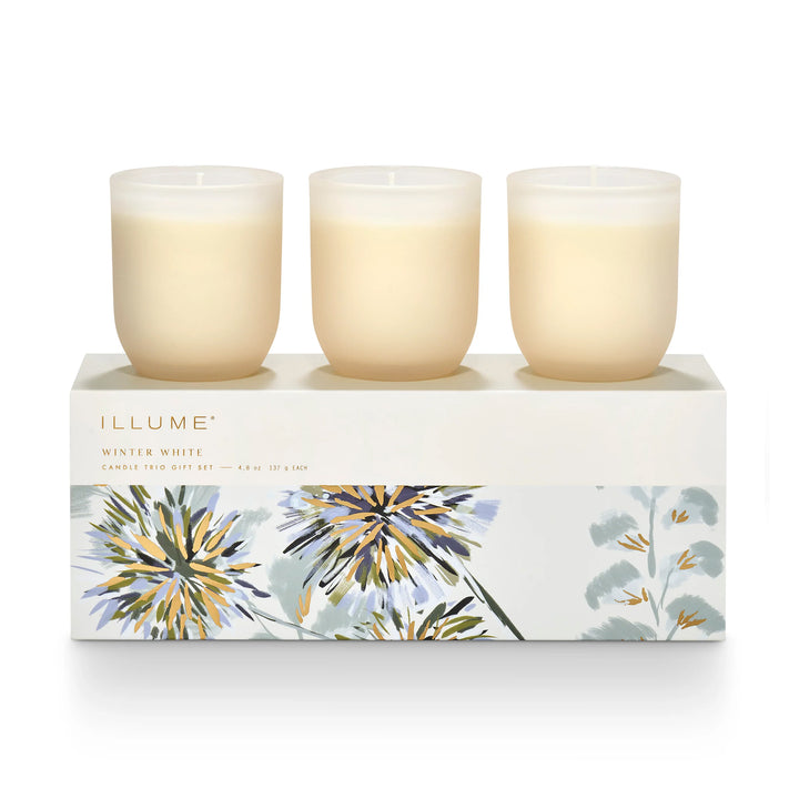 Winter White Candle Trio Gift Set