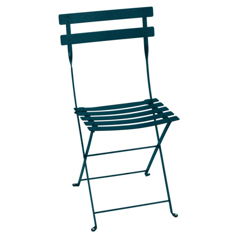Fermob Bistro Metal Outdoor Chair in Acapulco Blue