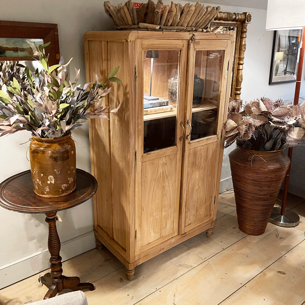 Vintage Bleached Teak Cabinet Extra Large