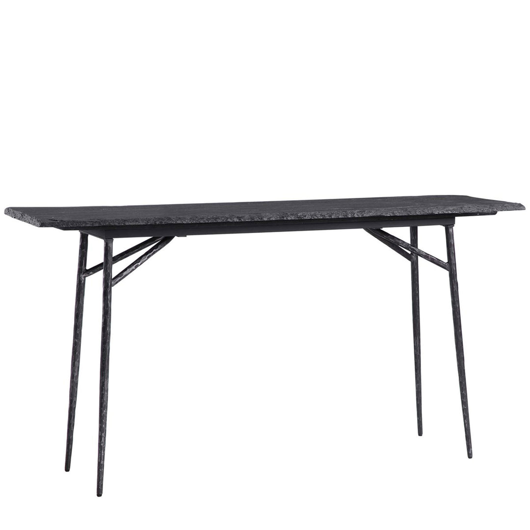 Kellan Slate and Iron Console Table (60")