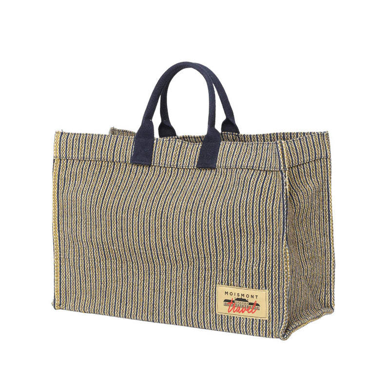 Tote Bag N°39 Stripes Rem Navy Blue by Moismont