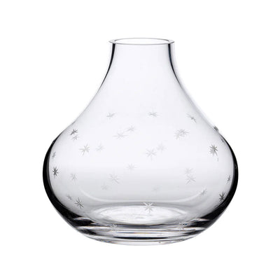 Small Crystal Vase w/ Stars Design