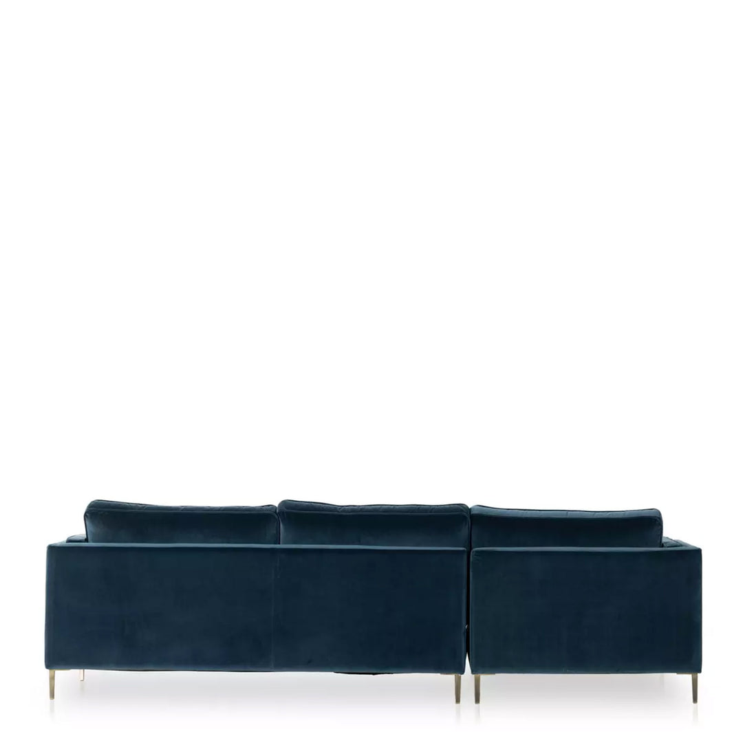 Edward 2 Pc Sectional Upholstered in Sapphire Bay