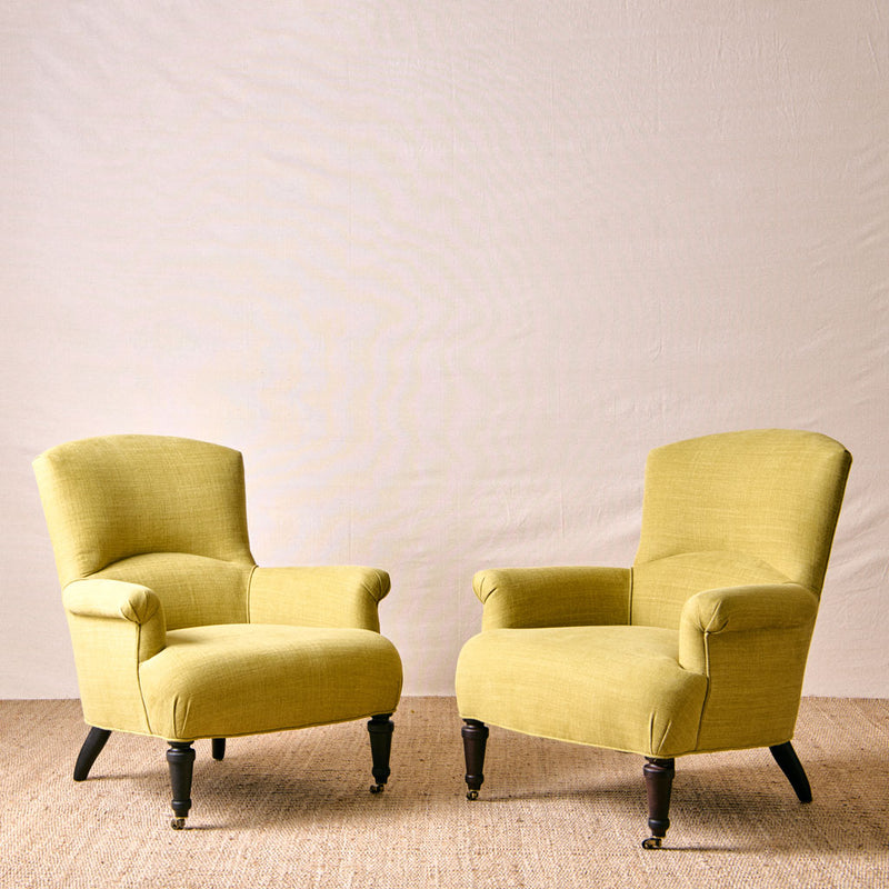 Miranda Chair in Rocco Apple by Lee Industries