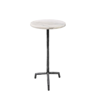 Paige Iron and Marble Drink Table