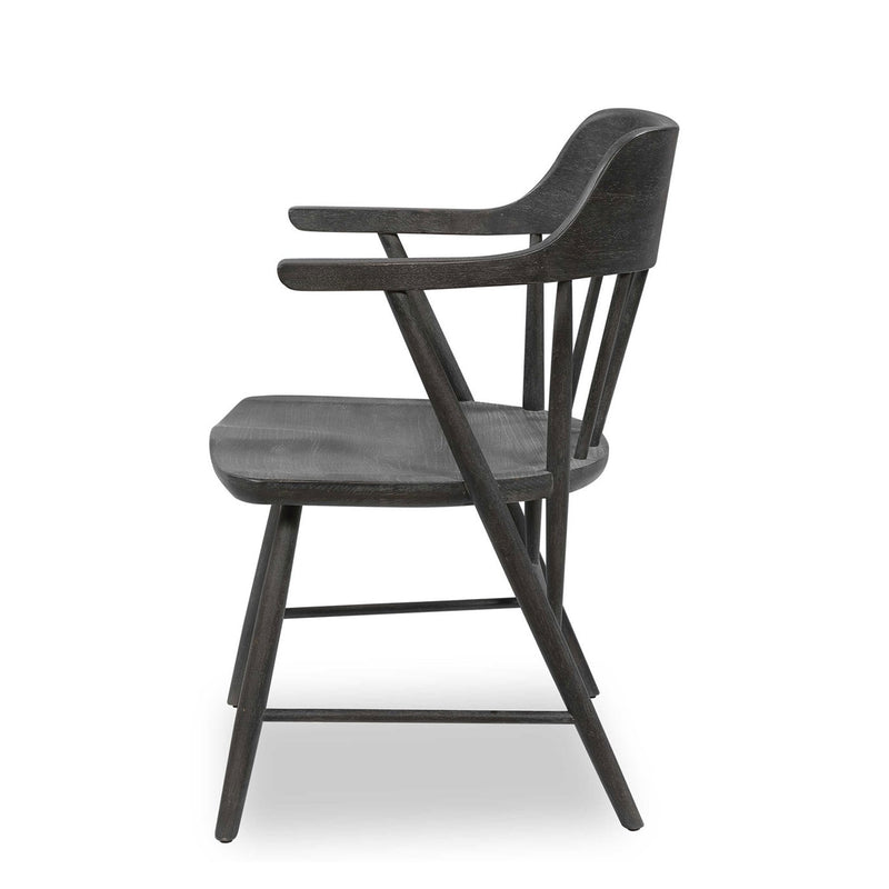 Calvin Chair in Ebony Finished Rubber Wood