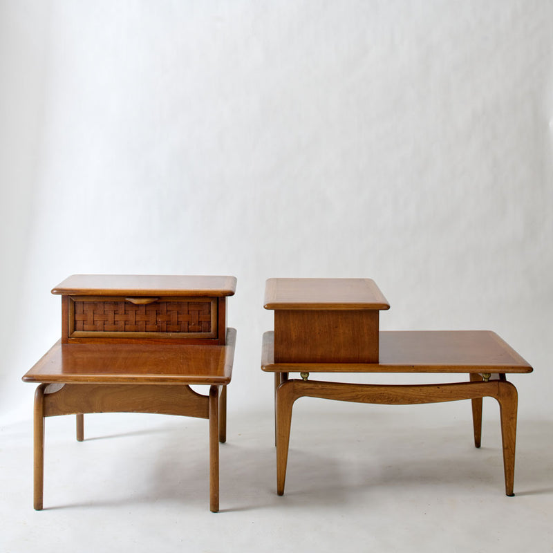 Vintage Pair of Mid Century Modern "Lane" End Tables  