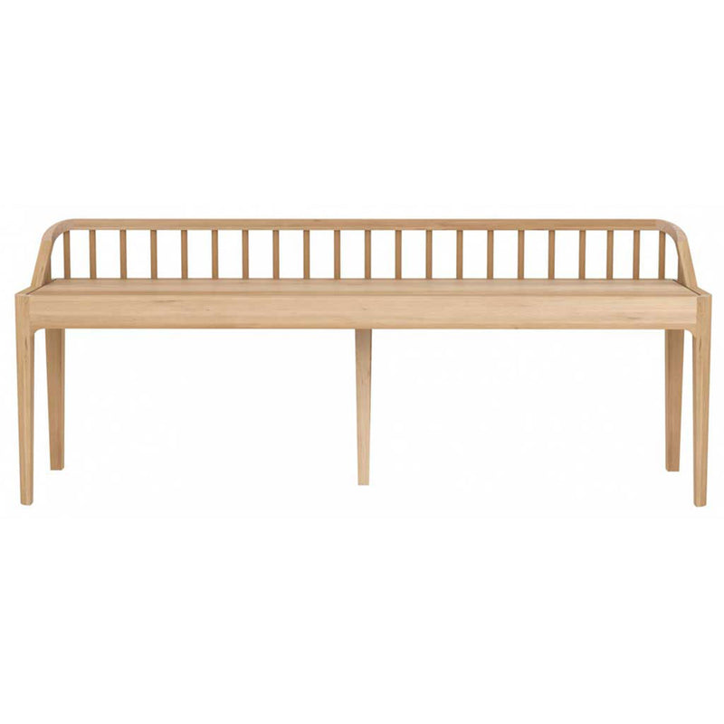 Oak Spindle Bench in Natural by Ethnicraft   