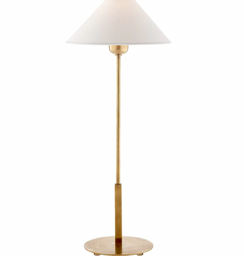 Hackney Table Lamp in Brass