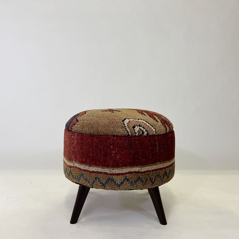 Vintage Rug Medium Ottoman - 0124-ER