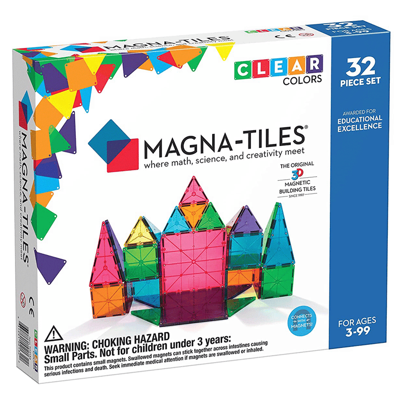 Magna-tiles 3-D Magnetic Building Tile 32pc