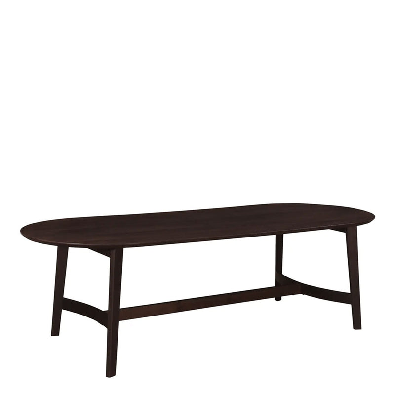 Tate Dining Table in Dark Brown - Small