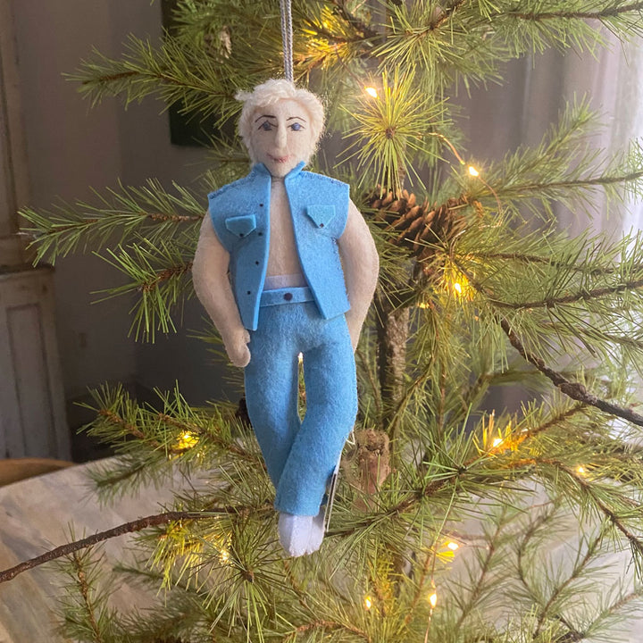 Ryan Gosling "Ken" Felt Ornament Handmade