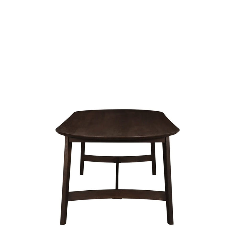 Tate Dining Table In Dark Brown - Large