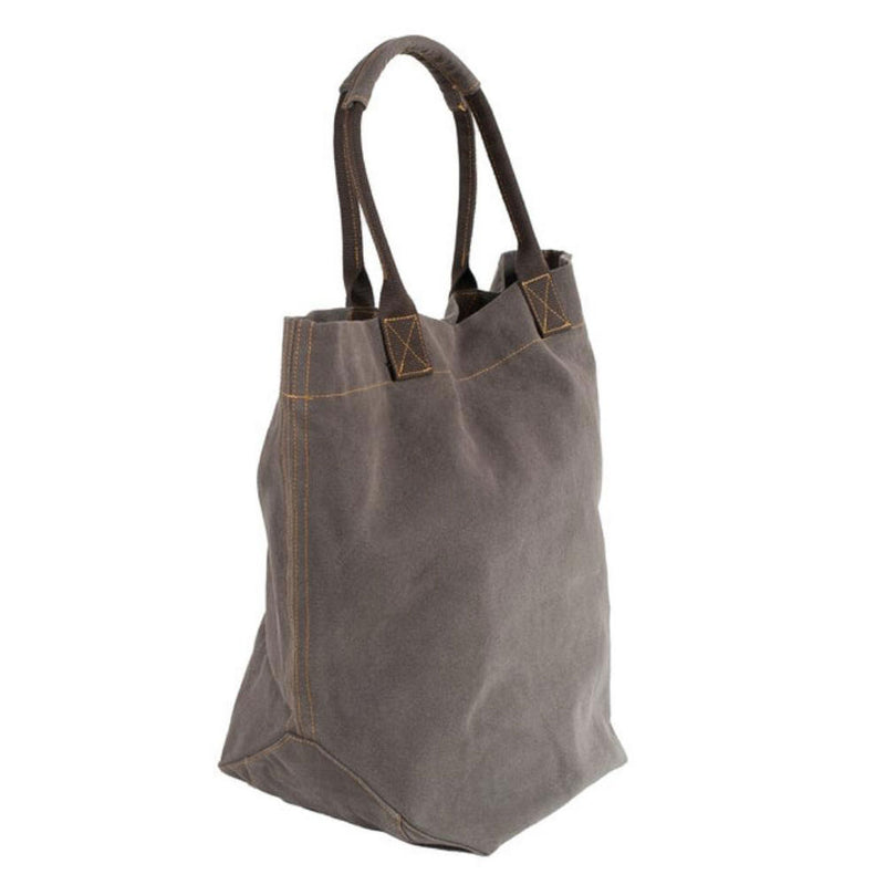 French Tote Bag in Wood Bark