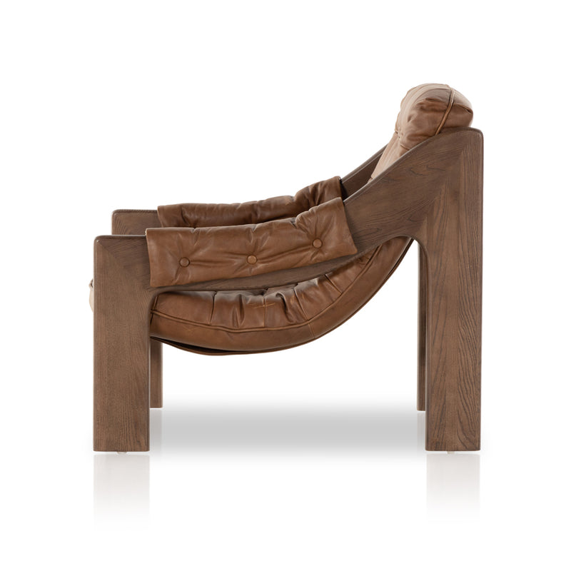 Halsey Chair in Heirloom Sienna Leather