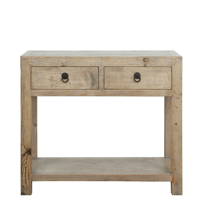 Tanner Two Drawer Console in Vintage Elm