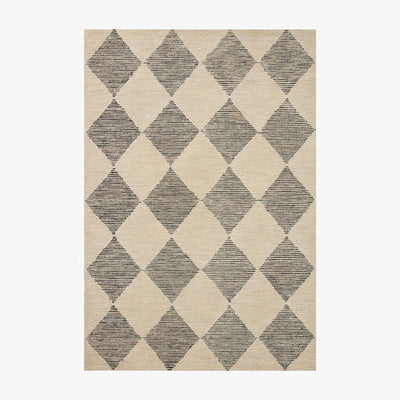 Francis Rug in Beige and Charcoal