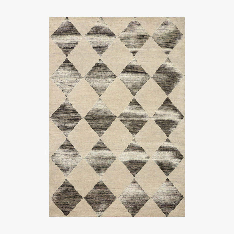 Francis Rug in Beige and Charcoal