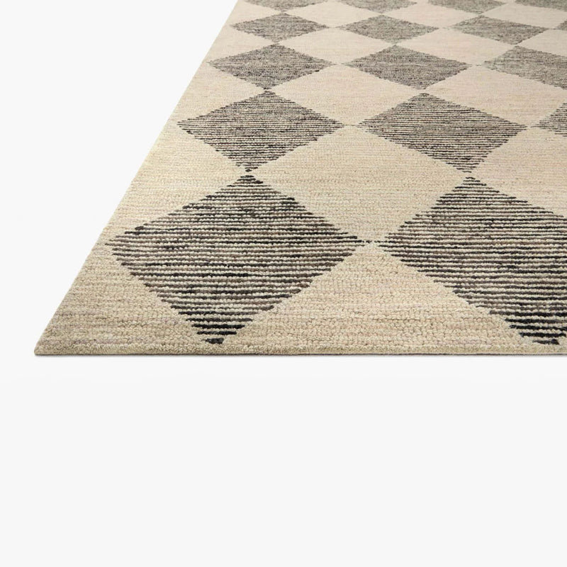 Francis Rug in Beige and Charcoal