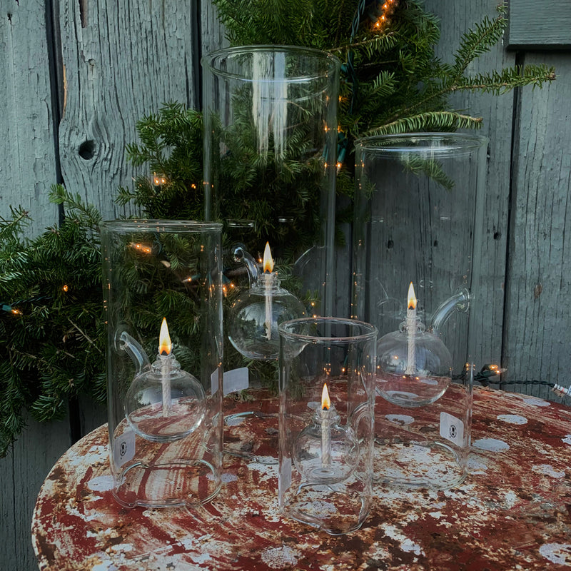 Wolfard Glass Oil Lamps