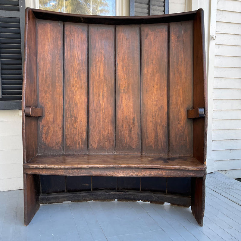 Early 19th Century English Settle  48" x 60" x D13"