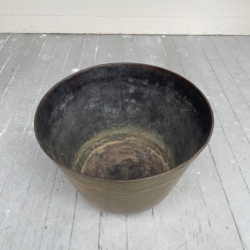 Vintage Brass Large Container